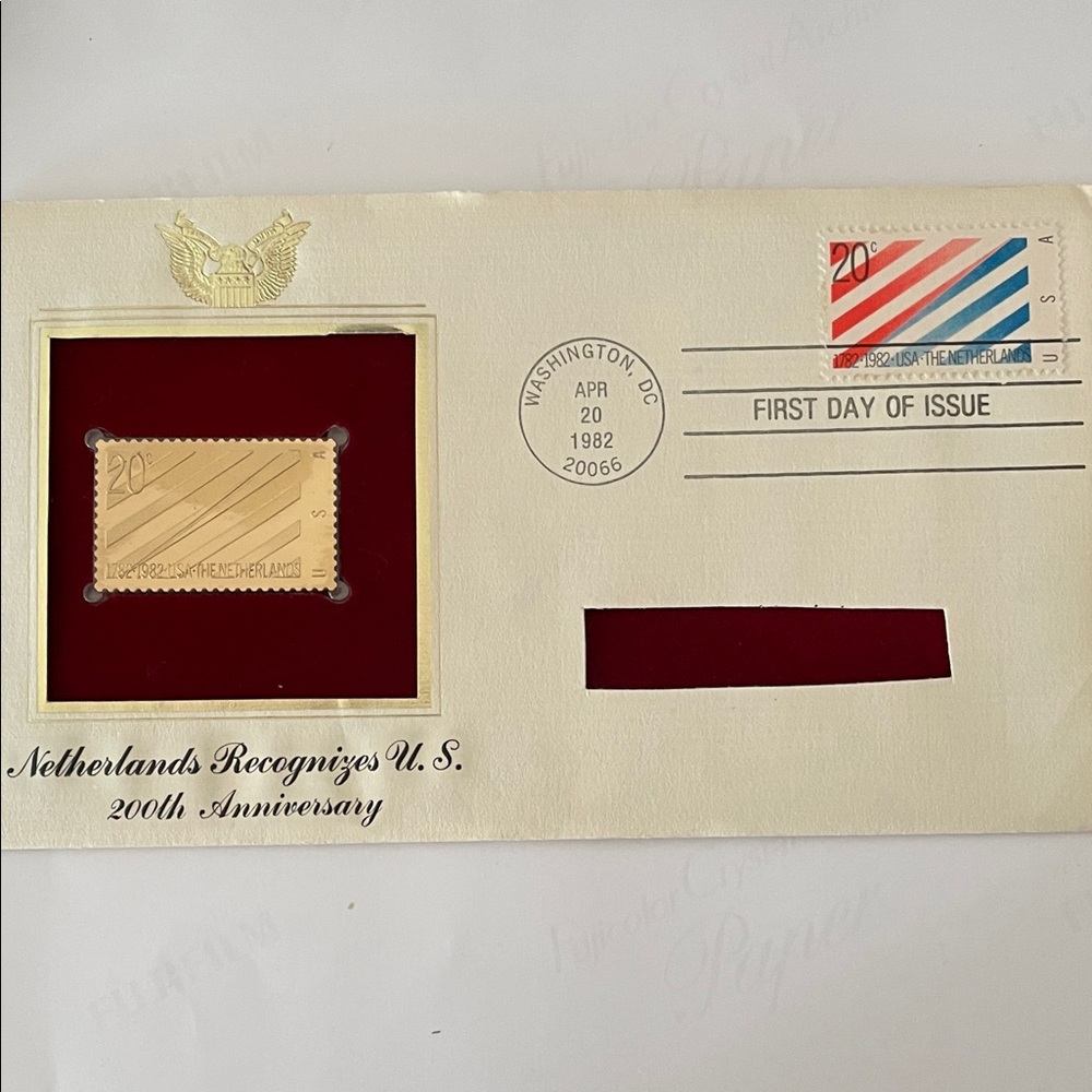 Netherlands 200th Anniversary First Day Cover